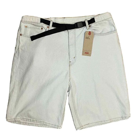 Levi's Men's Half Pants Shorts Light Wash Size 40 Jean Shorts - Picture 3 of 11